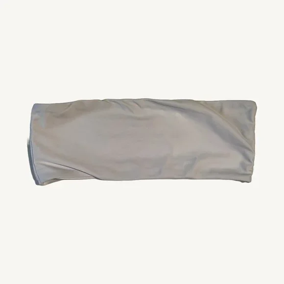 Zaful White Bandeau Style Strapless Bikini Top Size Medium - Picture 1 of 6